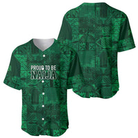 Nigeria Yoruba Adire Patterns Baseball Jersey Proud To Be Naija