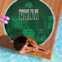 Nigeria Yoruba Adire Patterns Beach Blanket Proud To Be Naija