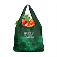 Nigeria Yoruba Adire Patterns Grocery Bag Proud To Be Naija