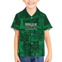 Nigeria Yoruba Adire Patterns Hawaiian Shirt Proud To Be Naija