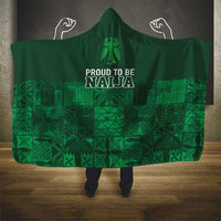 Nigeria Yoruba Adire Patterns Hooded Blanket Proud To Be Naija