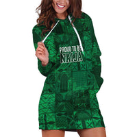 Nigeria Yoruba Adire Patterns Hoodie Dress Proud To Be Naija
