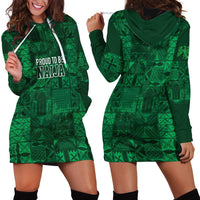 Nigeria Yoruba Adire Patterns Hoodie Dress Proud To Be Naija