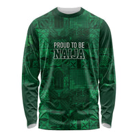 Nigeria Yoruba Adire Patterns Long Sleeve Shirt Proud To Be Naija