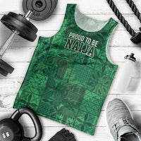Nigeria Yoruba Adire Patterns Men Tank Top Proud To Be Naija