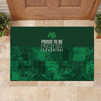 Nigeria Yoruba Adire Patterns Rubber Doormat Proud To Be Naija