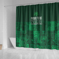 Nigeria Yoruba Adire Patterns Shower Curtain Proud To Be Naija