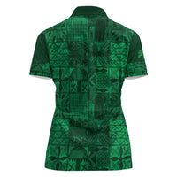Nigeria Yoruba Adire Patterns Women Polo Shirt Proud To Be Naija