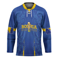 Bosnia WC2026 Football Custom Hockey Jersey Dragons Return