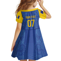 Bosnia WC2026 Football Custom Kid Short Sleeve Dress Dragons Return