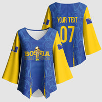 Bosnia WC2026 Football Custom Kimono Sleeve Blouse Dragons Return