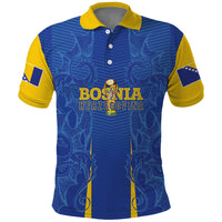 Bosnia WC2026 Football Custom Polo Shirt Dragons Return