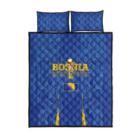 Bosnia WC2026 Football Quilt Bed Set Dragons Return
