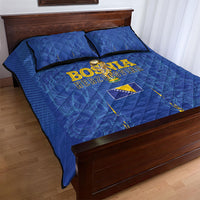 Bosnia WC2026 Football Quilt Bed Set Dragons Return