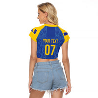 Bosnia WC2026 Football Custom Raglan Cropped T Shirt Dragons Return