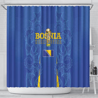 Bosnia WC2026 Football Shower Curtain Dragons Return