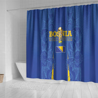 Bosnia WC2026 Football Shower Curtain Dragons Return
