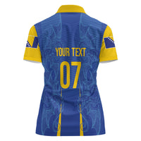 Bosnia WC2026 Football Custom Women Polo Shirt Dragons Return