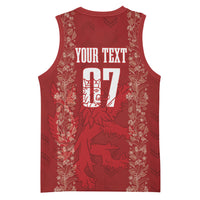 Czechia WC2026 Football Custom Basketball Jersey Cesko Lions