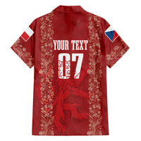 Czechia WC2026 Football Custom Hawaiian Shirt Cesko Lions
