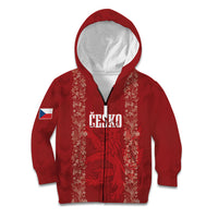 Czechia WC2026 Football Custom Kid Hoodie Cesko Lions
