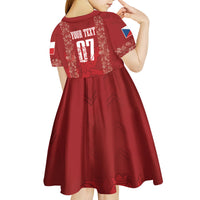 Czechia WC2026 Football Custom Kid Short Sleeve Dress Cesko Lions