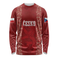 Czechia WC2026 Football Custom Long Sleeve Shirt Cesko Lions
