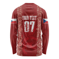Czechia WC2026 Football Custom Long Sleeve Shirt Cesko Lions