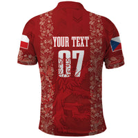 Czechia WC2026 Football Custom Polo Shirt Cesko Lions