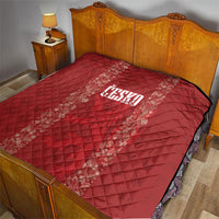 Czechia WC2026 Football Quilt Cesko Lions