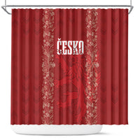 Czechia WC2026 Football Shower Curtain Cesko Lions