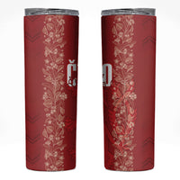Czechia WC2026 Football Skinny Tumbler Cesko Lions