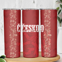 Czechia WC2026 Football Skinny Tumbler Cesko Lions