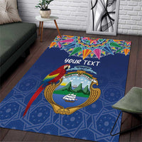Pura Vida Costa Rica Personalized Area Rug Oxcart Ornate Inspired - Wonder Print Shop