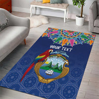 Pura Vida Costa Rica Personalized Area Rug Oxcart Ornate Inspired - Wonder Print Shop