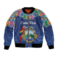 Pura Vida Costa Rica Personalized Bomber Jacket Oxcart Ornate Inspired - Wonder Print Shop
