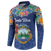 Pura Vida Costa Rica Personalized Button Sweatshirt Oxcart Ornate Inspired - Wonder Print Shop