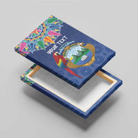 Pura Vida Costa Rica Personalized Canvas Wall Art Oxcart Ornate Inspired - Wonder Print Shop