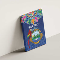 Pura Vida Costa Rica Personalized Canvas Wall Art Oxcart Ornate Inspired - Wonder Print Shop