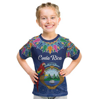 Pura Vida Costa Rica Personalized Kid T Shirt Oxcart Ornate Inspired - Wonder Print Shop