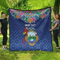 Pura Vida Costa Rica Personalized Quilt Oxcart Ornate Inspired - Wonder Print Shop