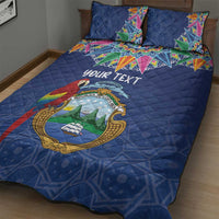 Pura Vida Costa Rica Personalized Quilt Bed Set Oxcart Ornate Inspired - Wonder Print Shop