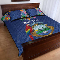 Pura Vida Costa Rica Personalized Quilt Bed Set Oxcart Ornate Inspired - Wonder Print Shop