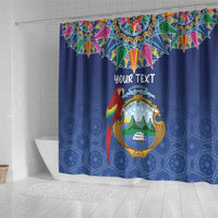 Pura Vida Costa Rica Personalized Shower Curtain Oxcart Ornate Inspired - Wonder Print Shop