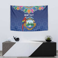 Pura Vida Costa Rica Personalized Tapestry Oxcart Ornate Inspired - Wonder Print Shop