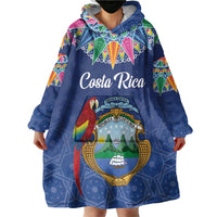 Pura Vida Costa Rica Personalized Wearable Blanket Hoodie Oxcart Ornate Inspired - Wonder Print Shop