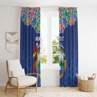 Pura Vida Costa Rica Personalized Window Curtain Oxcart Ornate Inspired - Wonder Print Shop