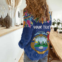 Pura Vida Costa Rica Personalized Women Casual Shirt Oxcart Ornate Inspired - Wonder Print Shop