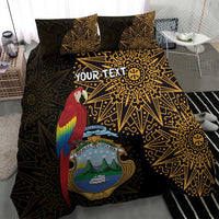 Pura Vida Costa Rica Personalized Bedding Set Oxcart Ornate Inspired Gold Pattern - Wonder Print Shop