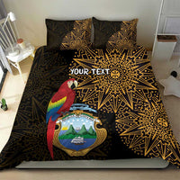 Pura Vida Costa Rica Personalized Bedding Set Oxcart Ornate Inspired Gold Pattern - Wonder Print Shop